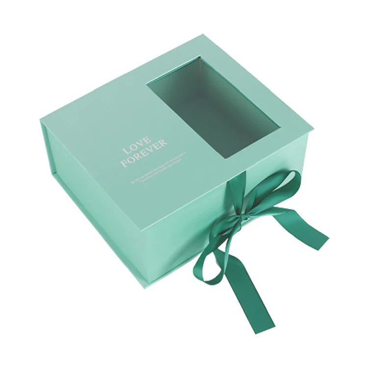 Custom Soap Boxes Packaging Small White Kraft Craft Paper Gift Box with clear Transparent Lid