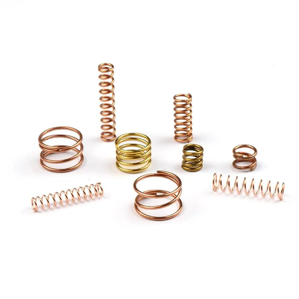 0.2mm - 1.2mmPhosphor Bronze Precision Small Wire Compression Spring for Antenna Helical Antenna  Spring Soldered Antenna Spring