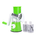 Hot Sale 3 in 1 Rotary Vegetable Slicer with Handle Nuts Grinder Cheese Shredder Potato Spiralizer Salad Tools