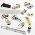 Metal Rivet Strap Anchor D Ring Chain Connector Handle Buckle Gold Clips Purse Hardware Side Connectors Buckle for Handbags