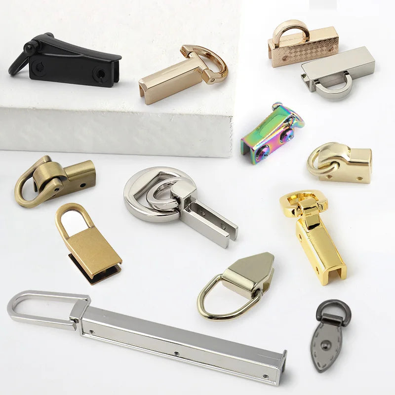 Metal Rivet Strap Anchor D Ring Chain Connector Handle Buckle Gold Clips Purse Hardware Side Connectors Buckle for Handbags