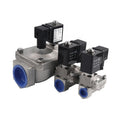Factory Direct Sales Stainless Steel Solenoid Valve 2/2 Way Solenoid Dcv Valve Valvula Diafragma  Pneumatic Valve Solenoid