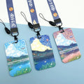 Easy Swipe ID Holder for Work ID  ID Badge Holder with Retractable Lanyard