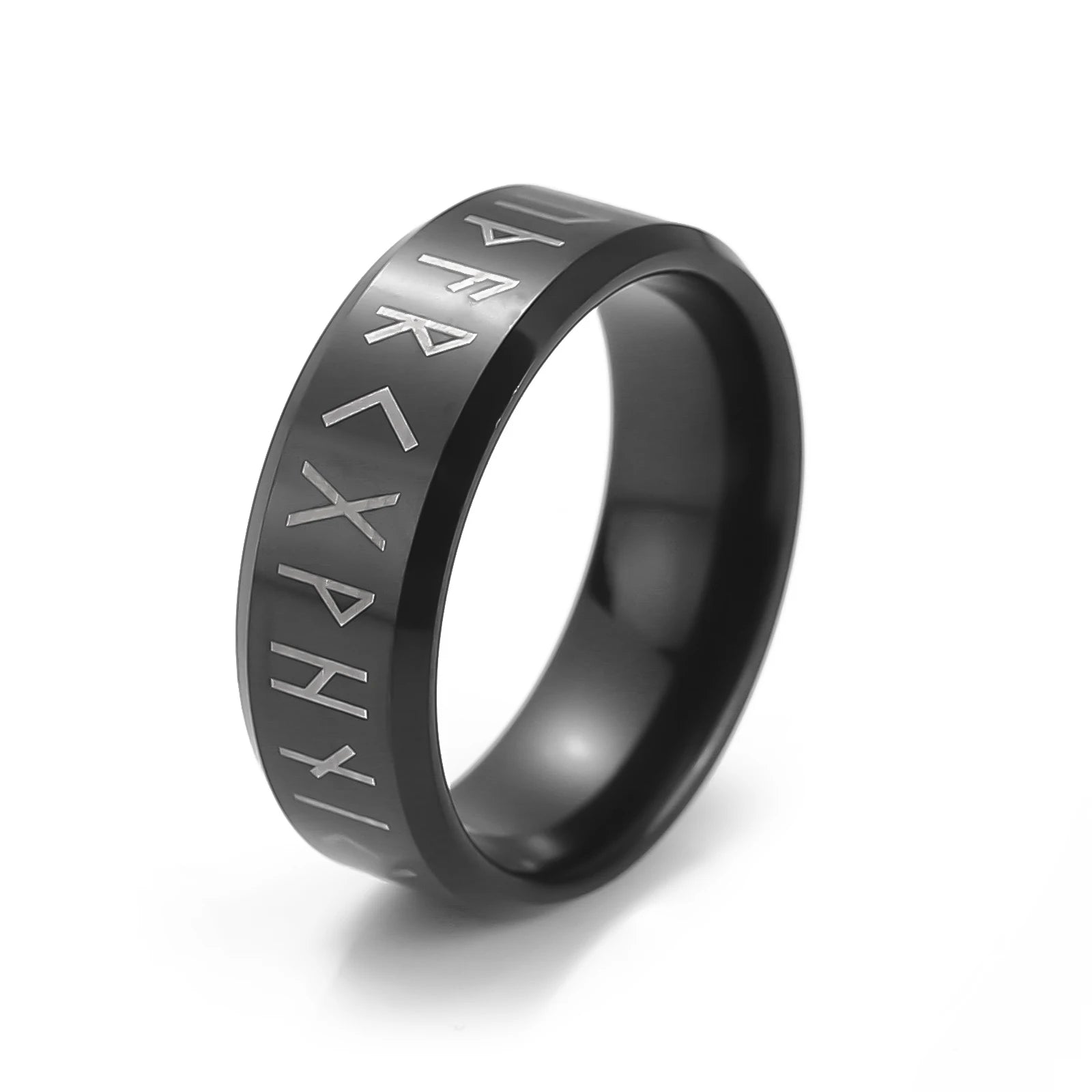 Mens Fashion Jewelry Wholesale Tungsten Ring Viking Jewelry Norse Runes Tungsten Carbide Ring