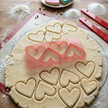 Plastic Multi Heart Biscuit Fondant Dough Cookie Mold Tool Valentine's Day Cookie Cutter