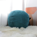 Promotion Custom Bean Bag Lazy Sofa Velvet Crushed Foam Filled Living Room Bedroom Comfort Reading Play Giant Foam Sofa