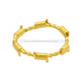 Fine Jewelry Stainless Steel Women Rings Small Size Rope Shape Trendy Ins Women 9ct Gold Ring