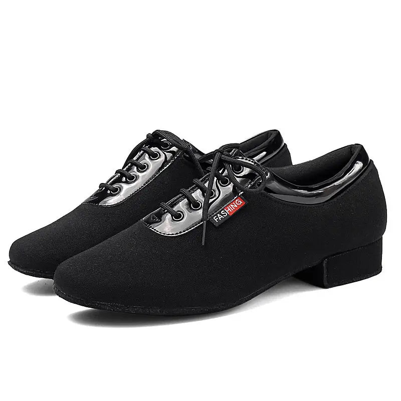 Men Modern Ballroom Latin Dance Shoes Men Standard Dance Shoes Ballroom Low-heel Shoe Large Size 46-49
