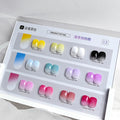ZRKGEL 10 ml 12colors Nails Factory Soak off Pat Paint Nail Gel Polish Private Label Gradient Effect Patting Paint Nail Gel Set