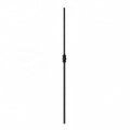 Modern Indoor Wrought Iron Baluster Elegant Stair Railing Decorative Balustrades Single Sphere