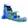 Customize Outdoor Adult Commercial Giant Inflatable Water Slide Cheap Backyard Kids Party Inflatable Slide with Swimming Pool