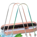 Tongue Cleaner Gold Silver 100% 304 Stainless Steel Surgical Grade Tongue Cleaners Copper Tongue Scraper Cleaner