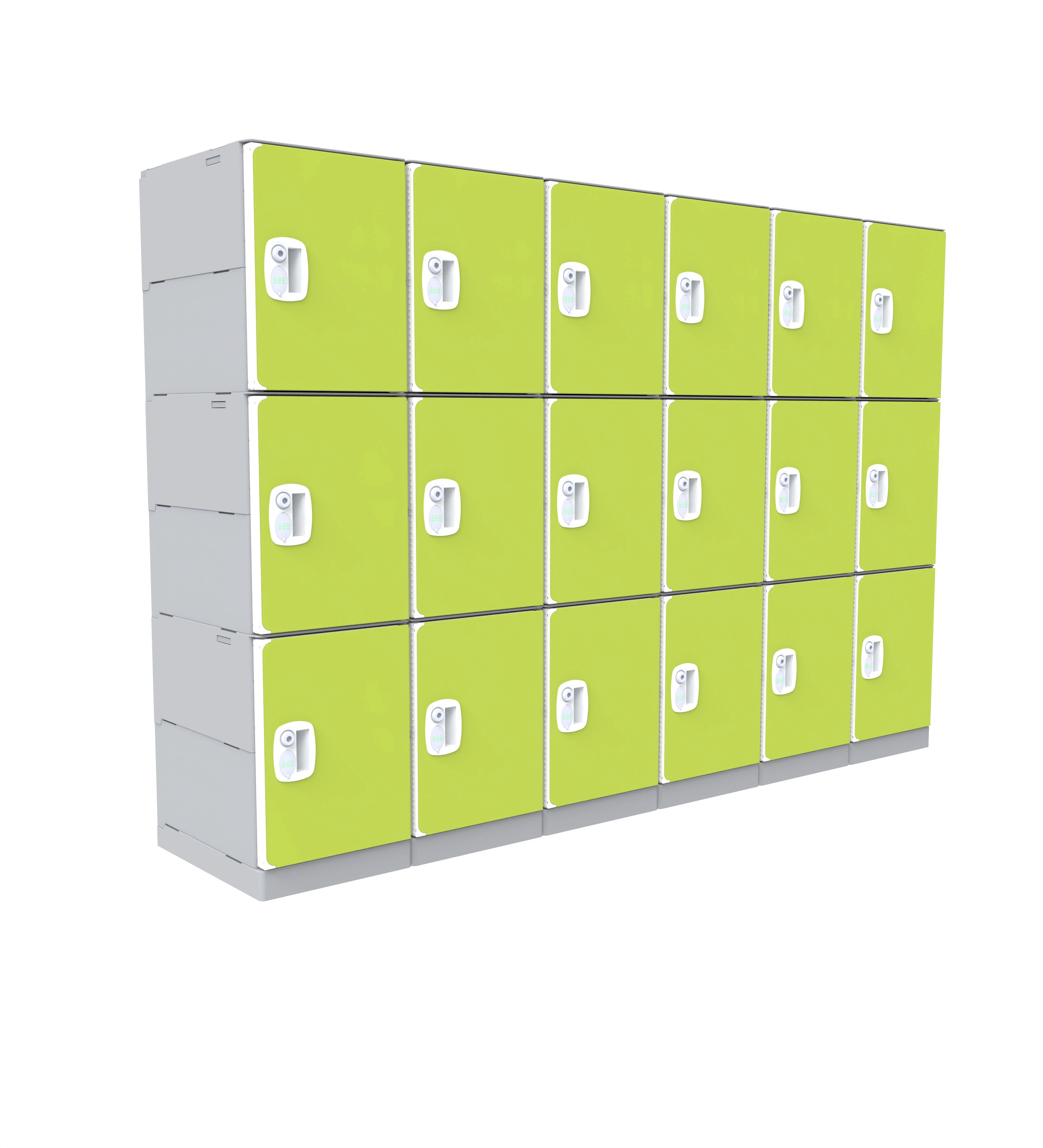 EasyLocker Stylish Plastic ABS Lockers with Combination Lock & Electronic Lock-Waterproof Storage Solution