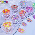 Mix Colors Strip Glitter Tinsel Epoxy Resin Glitter for Nails Art Manicure Tumbler Glitter Card Making Crafts Nail Gel