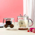 Hot Sale Xinye XY-02 90ml High Borosilicate Heat Resistant Cute Small Coffee Mug for Office Home Hotel Use
