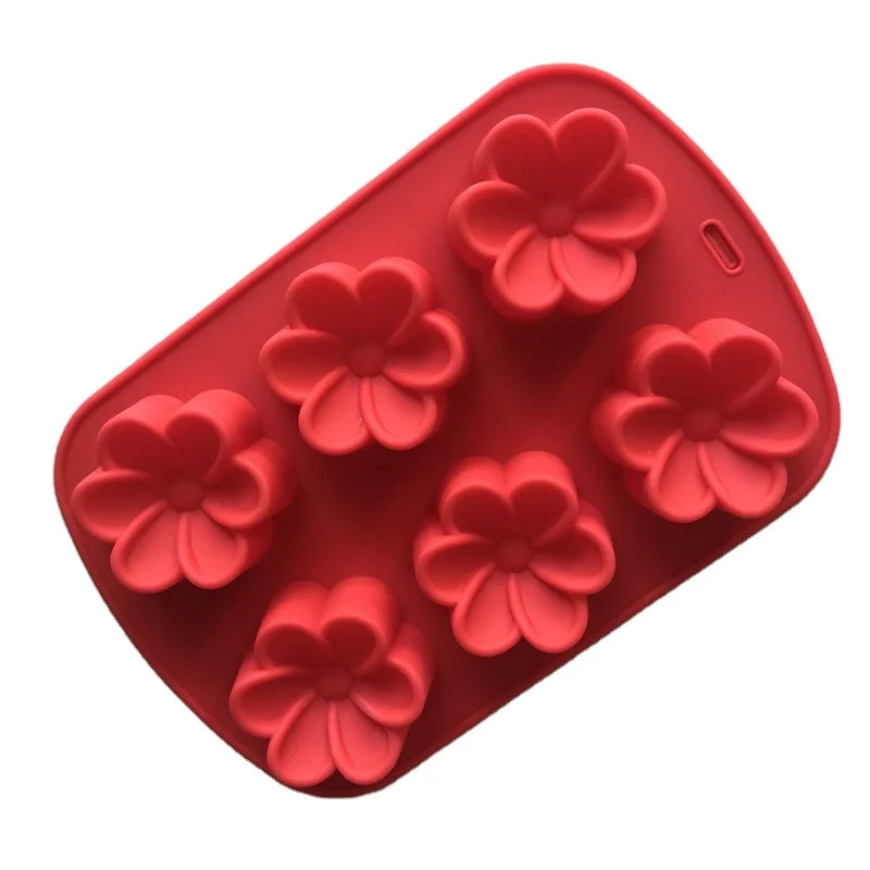 Hot Sale China Manufacture Quality Gardenia Flower Cake Silicone Mold