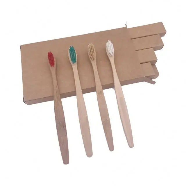 New Arrival Eco-friendly Biodegradable for Foldable Adult Disposable Toothbrush Soft Bristles Travel-Friendly for Home Hotel