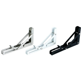 Heavy Duty Metal Collapsible Shelf Bracket for Table Work Space Saving DIY Bracket Stainless Steel Folding Shelf Bracket