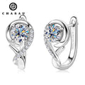Fine Jewelry 14k Gold Plated 925 Sterling Silver 5mm&1mm All VVS1 Moissanite Infinity Hoop Earrings for Women Girls