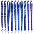 Promotional Free Sample Keychain Fashion Lanyard Full Custom Trendy Polyester Lanyards