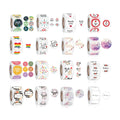 Custom Printed 500 Pcs 2.5cm 1 Inch Roll Self Adhesive Label Christmas Thank You Sticker for Supporting My Small Business