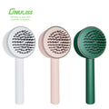 Wholesale Private Label Massage Air Cushion Hair Comb Hot Selling Waterpoof Detangle Dry Wet Self Cleaning Hair Brush for Women