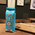 AT PACK Custom Printed Bolsa Side Gusset Coffee Bag 250g 500g 5LB Recyclable Coffee Bags with Tin Tie