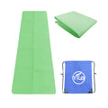 PVC 4mm Black Foldable Biodegradable Reversible Natural Yoga Mat Custom logo