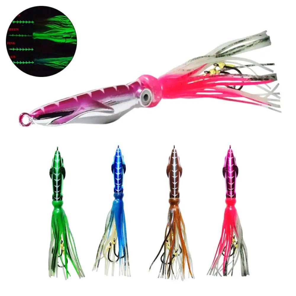 Topline Tackle J108 Slow Pitch Jig Wire Bait 60g-200g Artificial Fishing Lure Metal Head Octopus Skirt for Jigging Leurre Pesca