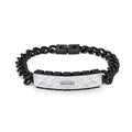 Alin Men's Vintage Hip-Hop Bracelet Trendy Titanium Steel Stainless Steel Chain Jewelry Simple Stainless Steel Accessory for Men