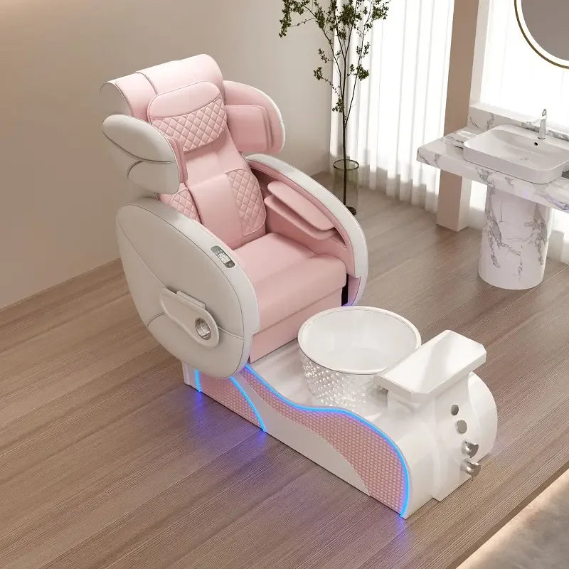 Full body massage electric foot bath chair pedicure foot spa chairs pedicure chair with basin