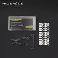 RIDERACE 10 Pairs Chain Connector Quick Link Lock Set Road Bike Joint Magic Buckle Master Cycling Part for 6 7 8 9 10 Speed