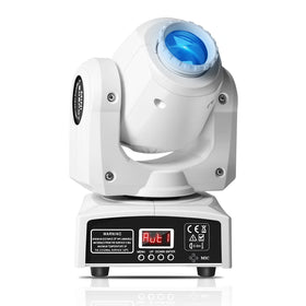 U`King 30W RGBW LED White Stage Light Gobo Beam Shaking Head DJ Party Disco Led Stage Moving Head Light