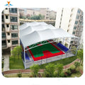 Architectural Stadium Tent Roof Cover Membrane Structure Basketball Tennis Court Roof