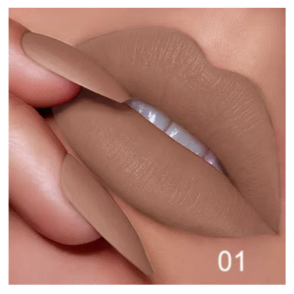 Custom Private Label Long Lasting Wholesale Nude Lip Gloss Vegan Lipgloss Vendor Liquid Matte Lipstick Lip Gloss