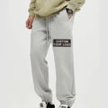 Running Loose French Terry Comfortable Solid Color Sport Pants With Drawstring Winter Men Custom Blank Pants