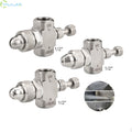 1/2" 304 Stainless Steel Adjustable Air Atomizing Nozzle Two-Fluid Spray for Agriculture & Disinfection