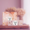 Low MOQ Hot Sale Thank You Greeting Card and Stickers Label