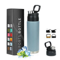 Sport 24oz Stainless Steel Drink Metal Water Bottle Bulk Insulated Thermal Flask Vacuum Flask Thermal Cups With Custom Logo