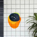 Customizable Size Color Acrylic Wall Clock Single Face Needle Display with Calendar Feature for Bedroom Living Room Home Decor