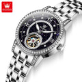 OLEVS 7036 Manufacturer Watch Women Wrist Luxury Stainless Steel Watches for Women Quartz Watch Gifts Sets for Women