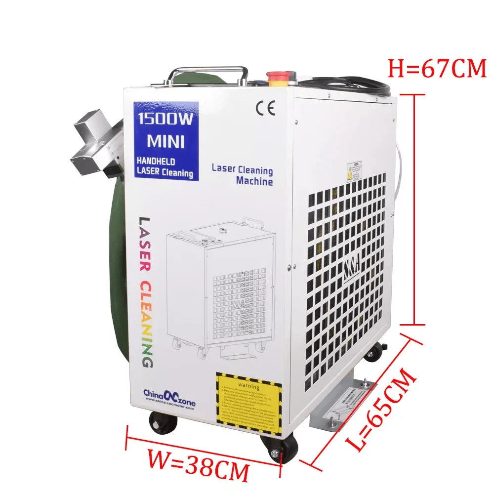 EU Stock Chinacnczone 2000W BWT Relfar Double Pendulum Laser Cleaning Machine/Cleaner for Rust Removal Oil Stain Paint /Clean