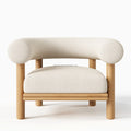 FERLY Customization OEM Solid Wood Teak Outdoor Garden Furniture Lounge Wood Outdoor Armchair for Garden