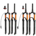 Bike Front Fork Mountain Bike Fork MTB Suspension Bike Fork Crown Spring Pit 26/27.5 /29 Inch Magnesium Alloy
