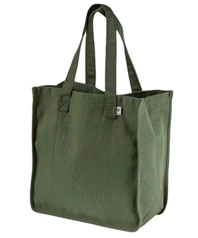 Market Tote Certified Organic Hemp Cotton Blend Reusable Shopping Bags Canvas Beach Bag Custom Embroidery
