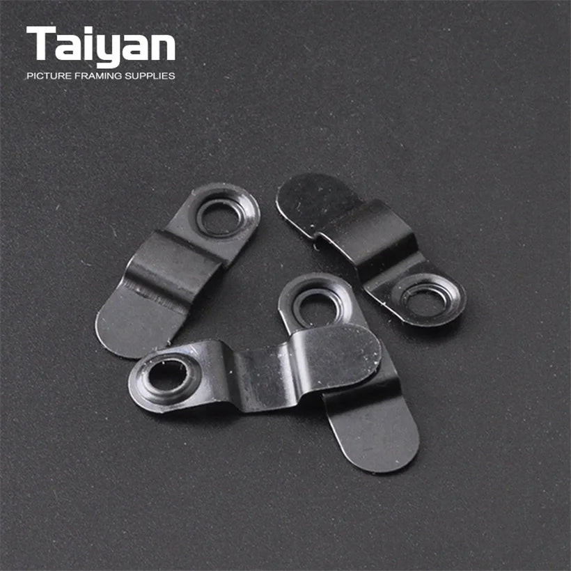 Taiyan TS-K187 820 Zinc Plated Iron Bent Bow Arch Elastic Photo Mirror Frame with Turnbutton and Swivel Clip