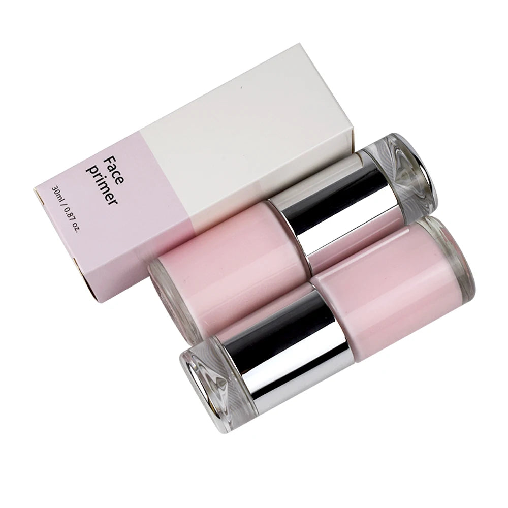 Hot Selling Long-Lasting Matte Face Makeup Base Primer Liquid Custom Logo Cream with Waterproof Sunscreen Hydrating Features