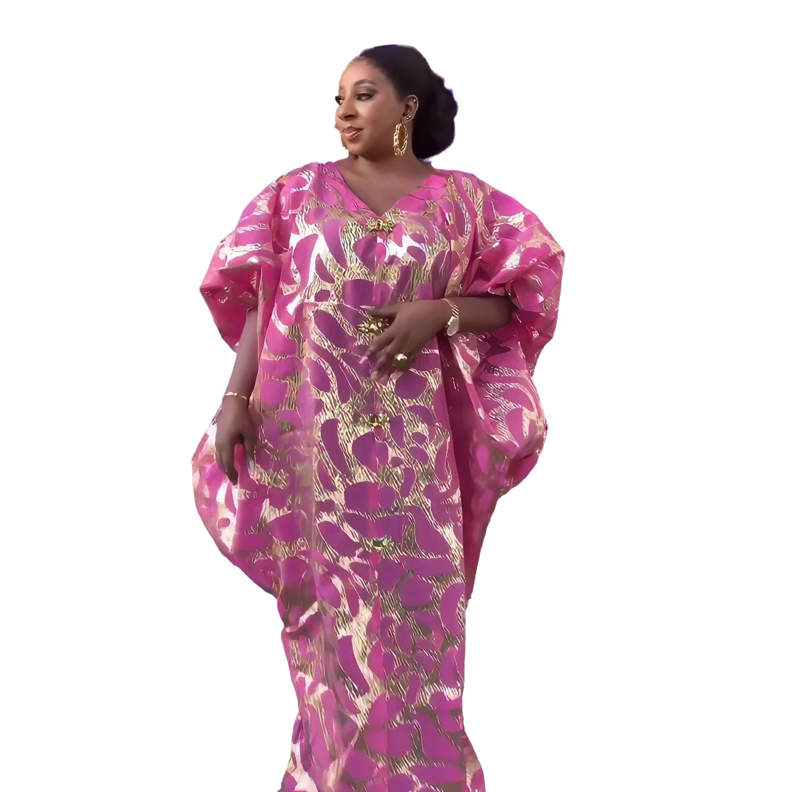 Top Fashion Africa Clothing Africa Style Dress Jacquard Fabric Woman African Dress Luxury African Evening Dresses