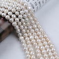 ZHUJI Wholesale 8-9mm/9-10mm/10-11mm/12-13mm a Grade White Potato Freshwater Pearl Strand