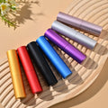 Free Sample Fine Mist Travel Cosmetic Packaging 5ml 10ml Empty Aluminum Black Glass Perfume Atomizer Spray Perfume Bottle